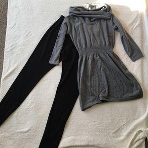 SWEATER DRESS AND DRESS PANTS